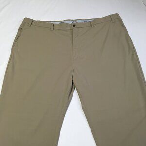 Callaway Mens 50 x 30 Golf / Casual Lightweight Tan Flat Front Pants